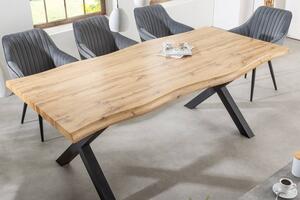 Design étkezőasztal Kaniesa 160 cm barna - vad tölgy utánzata