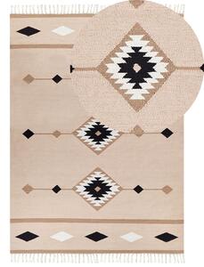 Színes kilim pamutszőnyeg 200 x 300 cm BERDIK