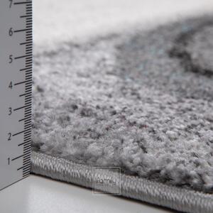 Türkiz dizájner szőnyeg absztrakt mintával Szélesség: 80 cm | Hossz: 150 cm