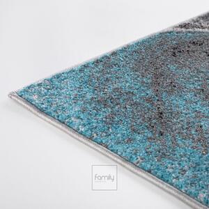 Türkiz dizájner szőnyeg absztrakt mintával Szélesség: 80 cm | Hossz: 150 cm