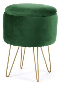 Design puff tárolóval - Akord Furniture - zöld