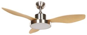 Mennyezeti ventilátor világítással BANDERAS Távirányítóval Ezüst