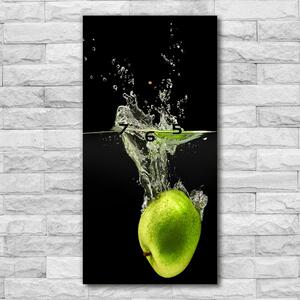 Függőleges üvegóra Zöld alma