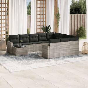 VidaXL Polyrattan Kerti Ülőgarnitúra - 11 részes