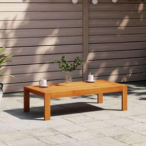 VidaXL tömör akácfa kerti asztal 100 x 50 x 27 cm