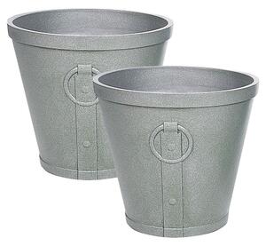Virágcserép VARI 41 cm Szürke