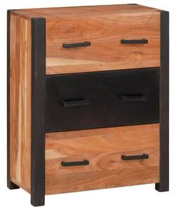 Buffetek és oldalszekrények Barna 55 x 30 x 75 cm tömör akácfa