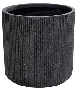 Virágcserép OREOI 37 cm Grafitszürke