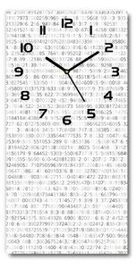 Függőleges üvegóra Bináris kód