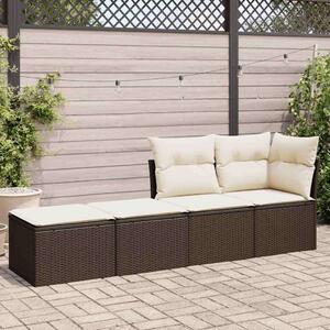 VidaXL Polyrattan Kerti Ülőgarnitúra - 2 részes - Barna