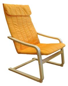 Fotel LISA narancssárga K79