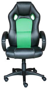 Irodai szék FORMULA fekete/zöld