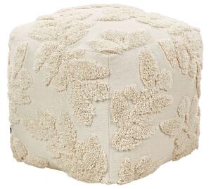 Bézs pamutpuff 45 x 45 x 45 cm MULTAN