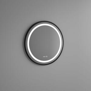 Welland Type-2F LED tükör - fényerő + színhőfok állítás + óra - Ø 60 cm
