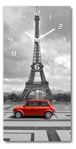 Téglalap alakú üvegóra Eiffel-torony autó
