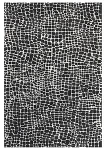 Fekete és fehér szőnyeg 200 x 300 cm PUNGE
