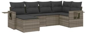 VidaXL Polyrattan Kerti Ülőgarnitúra - 6 részes