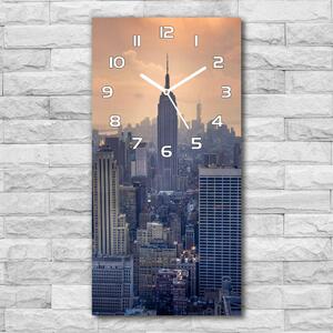 Négyszögletes fali üvegóra Manhattan new york city