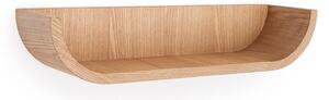 Natúr színű fali polc kőrisfa dekorral 60 cm Salaya – Kave Home