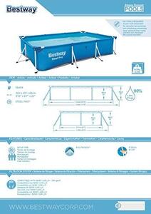 Bestway steel pro Fémvázas medence 66x201x300cm