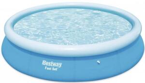 BESTWAY Fast Set Felfújható medence 3.66m x 0.76m, Kör alakú, 5377 l űrtartalom, Kék