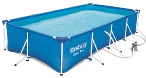 Bestway fémvázas medence, 400x211x81 cm, 5.700 liter, szűrőszivattyúval