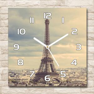 Négyzetes üvegóra Párizsi eiffel-torony