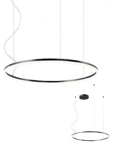 ORBIT LED modern stílusú függőlámpa, matt fekete, 3000K, Ø80 cm, TRIAC dimmelhető (01-4878-TRIAC)