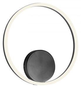 ORBIT LED modern stílusú fali/mennyezeti lámpa, matt fekete, 25W, 3000K, Ø40 cm, direkt fényű, DALI dimmelhető