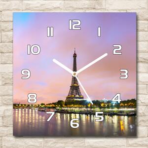 Négyzetes üvegóra Párizsi eiffel-torony
