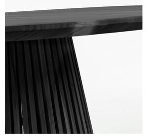 Fekete mindifa kerek étkezőasztal ø 120 cm Jeanette – Kave Home