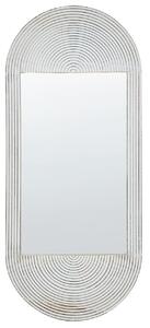 Falitükör BRIANT 56 cm 130 cm Keményfa Fehér