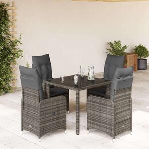 VidaXL Polyrattan Kerti Bútor - 5 részes szett