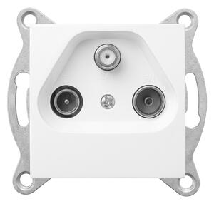 RTV-SAT Csatlakozóaljzat OSTE JNH011-A WHITE