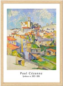 Keretezett poszter 55x75 cm Paul Cézanne – Wallity