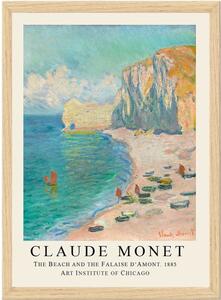 Keretezett poszter 55x75 cm Claude Monet – Wallity