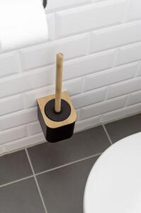 Fekete öntapadós bambusz WC-kefe Bambusa – Wenko