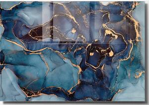 Üveg kép 70x50 cm Dark Marble – Wallity