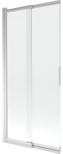 Mexen Fox 2 szárnyú eltolható fürdőkádparaván 85 x 150 cm, átlátszó, króm - 891-085-002-01-00