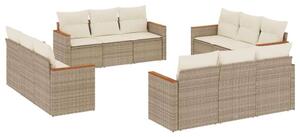 VidaXL Polyrattan Kerti Ülőgarnitúra - 12 részes - Bézs