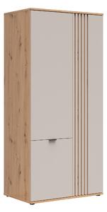 Ruhásszekrény Brevas 1 (kasmír + artisan tölgy)