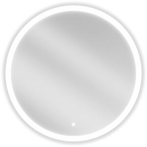 Mexen Oro megvilágított fürdőszobai tükör, kerek 80 cm, LED 6000K, páramentes - 9824-080-080-611-00