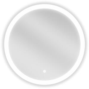 Mexen Oro megvilágított fürdőszobai tükör, kerek 60 cm, LED 6000K, páramentes - 9824-060-060-611-00