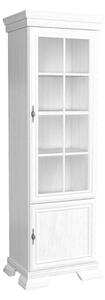 Vitrines szekrény KRW1, fenyő andersen, KORA