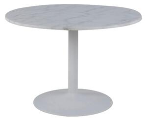 Asztal Norsica 223, 75cm, Fehér márvány
