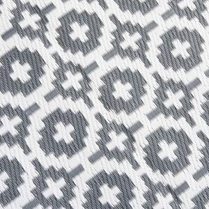 COLOUR CLASH kültéri szőnyeg szürke/fehér mozaikos 180x120cm
