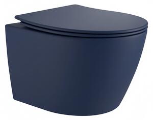 Welland Capri Tornado fali WC csésze + soft-close slim WC ülőke - kék
