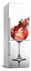 Hűtő matrica Egy pohár bor