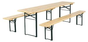 BAVORD Sörpad garnitúra STANDARD 220x50cm – tömör lucfenyő - asztal + pad