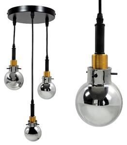 Mennyezeti lámpa APP1125-3CP Black Gold